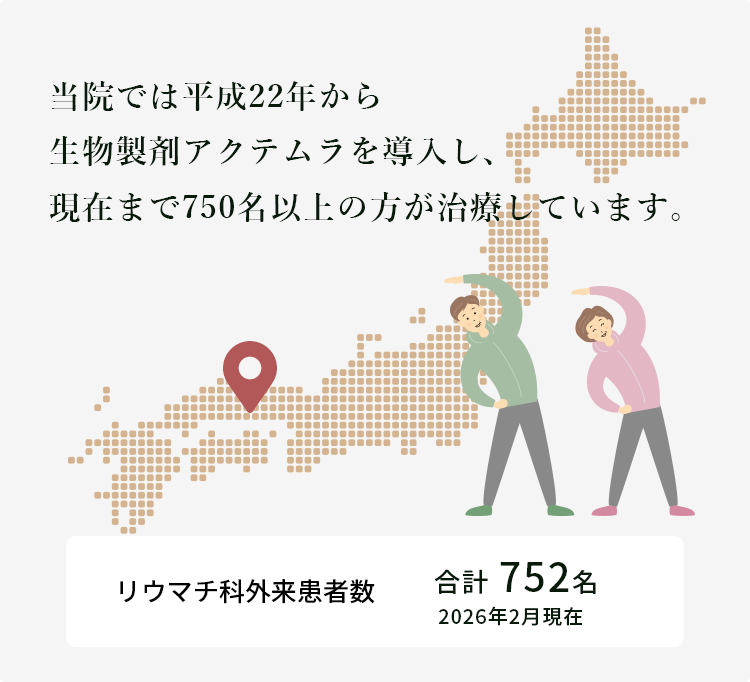 日本全国から来院されている